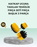 CEYLAN ADAM Matkap Uyumlu Temizlik Fırçası Seti 3’lü Çok Amaçlı