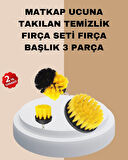 CEYLAN ADAM 3’lü Matkap Ucu Fırça Takımı Zorlu Kirler İçin