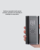 CEYLAN ADAM Dijital Ekranlı Kablosuz Hava Pompası LED Işıklı 12V 80W