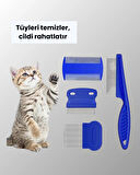 CEYLAN ADAM Uzun ve Kısa Tüylü Hayvanlara Özel Bit Tarağı ve Tüy Temizleme Seti