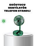 CEYLAN ADAM Katlanabilir Mini Fan – 3 Kademeli Soğutma, Şarjlı