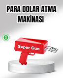 CEYLAN ADAM Super Money Gun Para Saçma Tabancası Yüksek Atış Güçlü Kırmızı Model