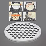 CEYLAN ADAM  61 Bölmeli Petek Şekilli Pratik Mantı Kesici  Açma Kalıbı Mantımatik