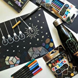 CEYLAN ADAM   Carioca Metalik Kuru Boya Kalemi 12'Li