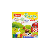 CEYLAN ADAM   ERN-588 Heroes Orta Kutulu Çiftlik Oyun Hamuru Seti  - Eren Oyuncak