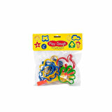 CEYLAN ADAM   ERN-015 Poşetli Oyun Hamuru Kalıplar Büyük Şekiller - Eren Eğitici Oyuncak