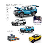 CEYLAN ADAM   HCL-521A Çek Bırak 1:22 Sesli Ve Işıklı Buharlı Metal Jeep