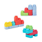 CEYLAN ADAM   04007 Yumuşak Big Bloklar Kova 18 Parça -Dede