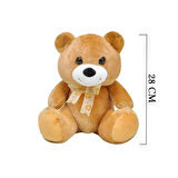 CEYLAN ADAM   1022K Göbekli Ayı 28 cm Kahverengi -Selay Oyuncak
