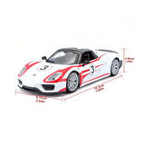 CEYLAN ADAM   28009 Burago Porsche 918 Spyder 1:24 Model Araba -Sunman