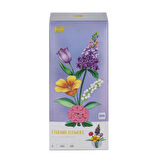 CEYLAN ADAM   LZ4604 LOZ Çiçek Blok Seti 608 Parça -Vagon life