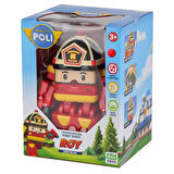 CEYLAN ADAM   POLI MRT-686 Sesli ve Işıklı Robocar Poli Büyük Transforming Robot Roy -Necotoys