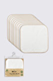 CEYLAN ADAM   Bistyle Organik 20x20 10'Lu Penye Mendil 90102 Ekru