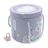 CEYLAN ADAM   Kilitli Metal Yuvarlak Kumbara