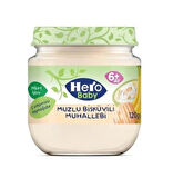 CEYLAN ADAM  Hero Baby Muzlu Bisküvili Muhallebi Kavanoz Mama 120 Gr