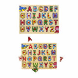 CEYLAN ADAM  130443 Ahşap Raptiyeli Bultak Alfabe