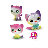 CEYLAN ADAM  Boya Üfleme Kalemi 3x Kedicik Sürprizi