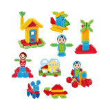 CEYLAN ADAM Nessiworld  03316 Kaktüs Blokları 80 Parça -Dede