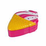 CEYLAN ADAM   Dondurma Şekilli 2 Katlı Makyaj Güzellik Seti