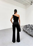 230 Gr Poly Viscose Full Lycra İspanyol Paça Pantolon