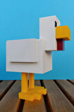 Minecraft Tavuk Figürü – 15 cm, Koleksiyonluk & Hediyelik - Piksel Stil Dekor & Masaüstü Aksesuar