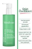 MaxFlora Max Hyaluron, Yüz temizleme Jeli, Arındırıcı, pürüzsüzleştirici, nemlendirici etkili, Hyaluronik asit & Aloe Vera, 200ml