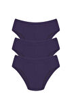 Erkek Pamuk 3lü Saks Slip 40129