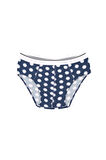 Erkek Pamuk Desenli Likralı Slip Lacivert 40131