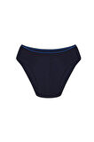 Erkek Pamuk Likralı Slip Lacivert 40132