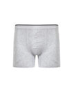 Erkek Pamuk Likralı Boxer Gri 40133
