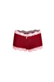 Kadın Pamuklu 2li Boxer Bordo 40265