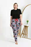 Kadın Pamuklu Büyük Beden Alt Pijama 27557 Somon