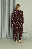 Welsoft Polar Kadın Büyük Beden Pijama Takımı 808041