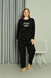 Welsoft Polar Kadın Büyük Beden Pijama Takımı 808043