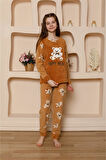 Kız Çocuk WelSoft Polar Pijama Takımı 20522