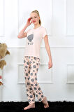 Kadın Kısa Kol Pijama Takım 20410