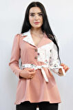 Ceket Model Bluz Pudra