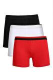 Erkek Penye 3'lü Boxer 40103