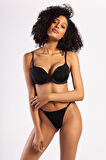 Goldy Heavy Push Up Bra, Siyah Renk  Konforlu Ve Şık Sütyen