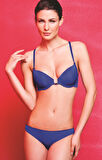 Githa Foam Cup Push Up Bra,saks Mavi Straplez Konforlu Ve Şık Sütyen