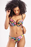 Garden Heavy Push Up Bra, Siyah Konforlu Ve Şık Sütyen