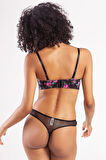 Gardenia Balconette Heavy Push Up Bra, Siyah Konforlu Ve Şık Sütyen