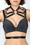 Göğüs Üzeri Şık Deri Harness - Brf989