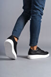 Bağcıklı Cilt Erkek Günlük Sneaker Ayakkabı
