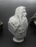 Gandalf Figürü Büstü Dekoratif Biblo