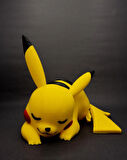 Uyuyan Pikachu Dekoratif Lamba Masaüstü Aydınlatma Dekoru Taşınabilir Lamba