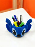 Stitch Figür Kalemlik Masaüstü Kalemlik Fırçalık Dekoratif Organizer