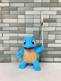 Squirtle Pokemon Fotoğraf ve Not Tutucu - Pokemon Temalı Masaüstü Aksesuarı Metal Kıskaç Notluk