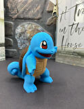 Squirtle Pokemon Fotoğraf ve Not Tutucu - Pokemon Temalı Masaüstü Aksesuarı Metal Kıskaç Notluk