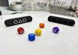 Squid Game 5 Taş Oyunu - İçi Taş Dolgulu ve Özel Kutulu Gonggi Oyun Seti
